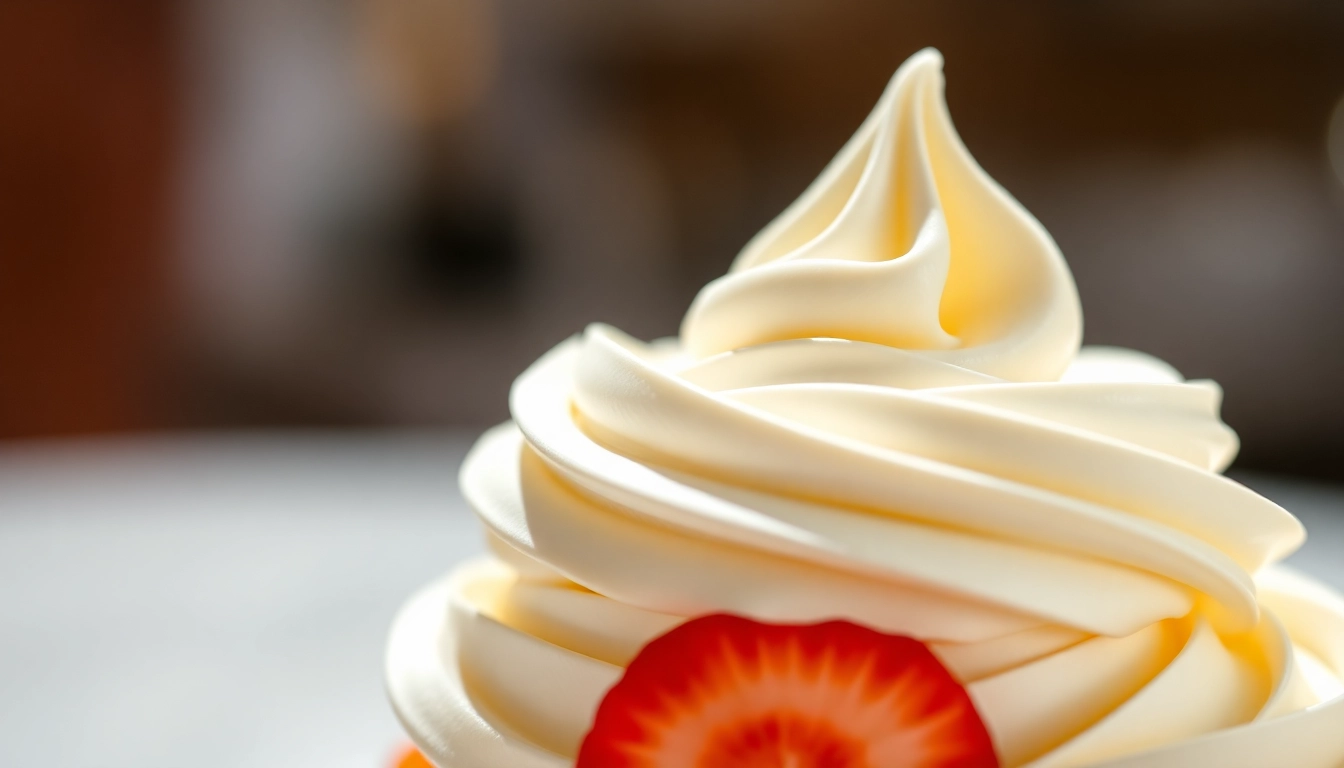 Enhance desserts with a whipped cream charger, showcasing its sleek design and convenient use.